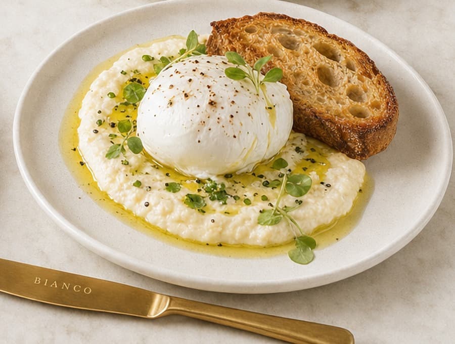 Creamy Cheese Poached Egg