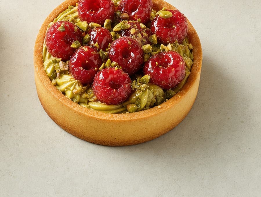 Pistachio Raspberry Tart