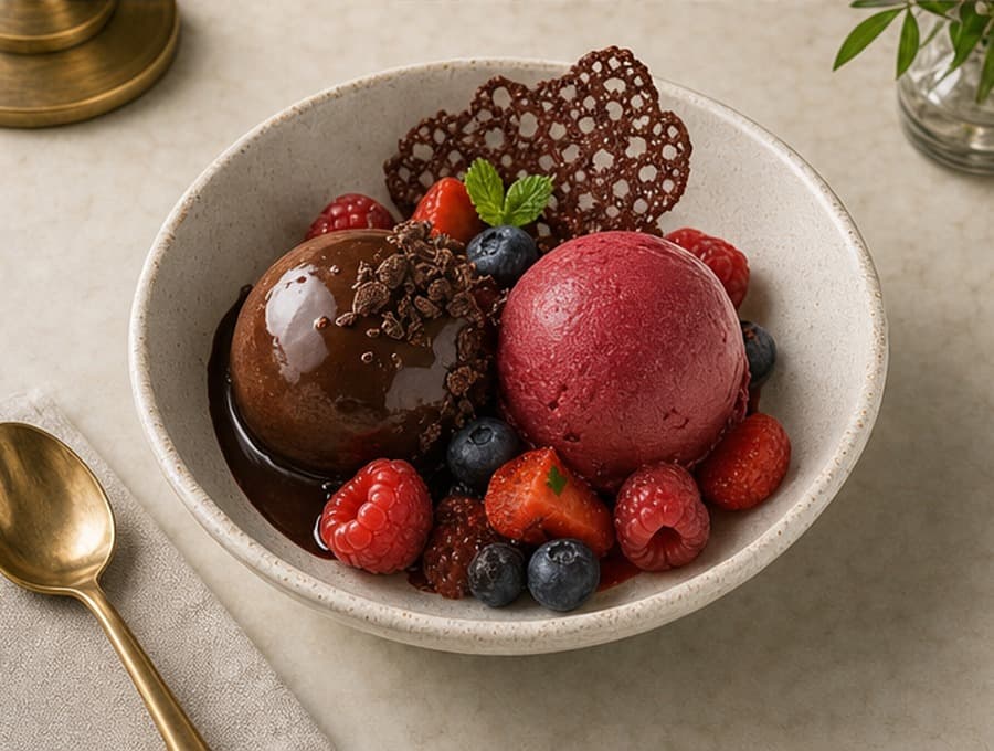 Classic Cocoa & Berry Sorbet