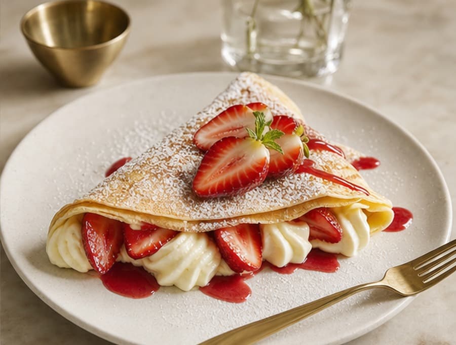 Strawberry Crepe