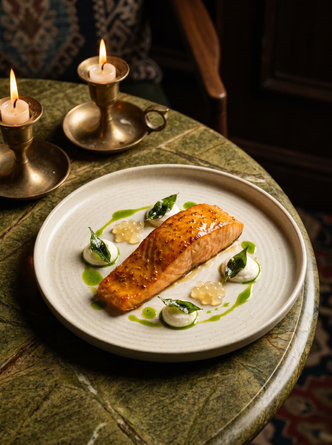 Mustard Honey Salmon
