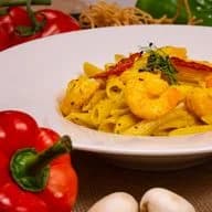 *Saffron Shrimp Penne